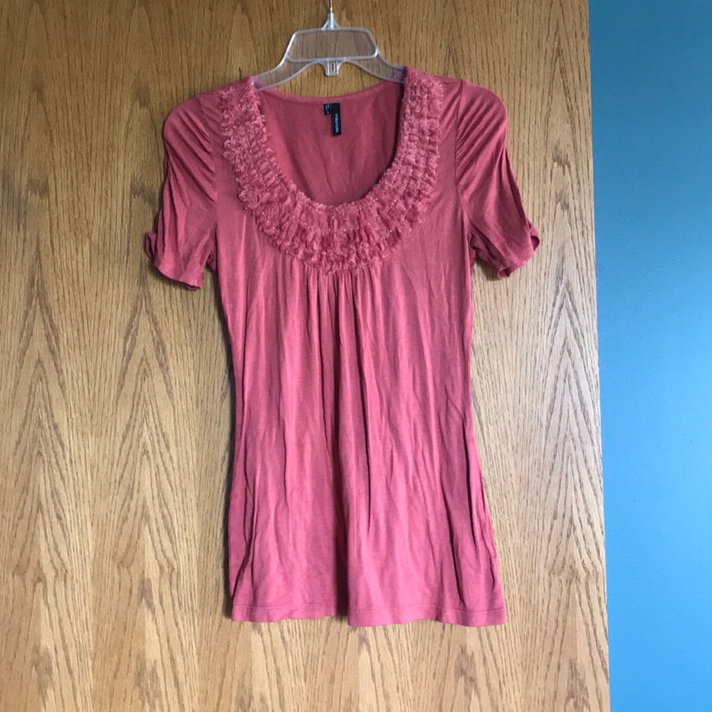 Pink/orange blouse